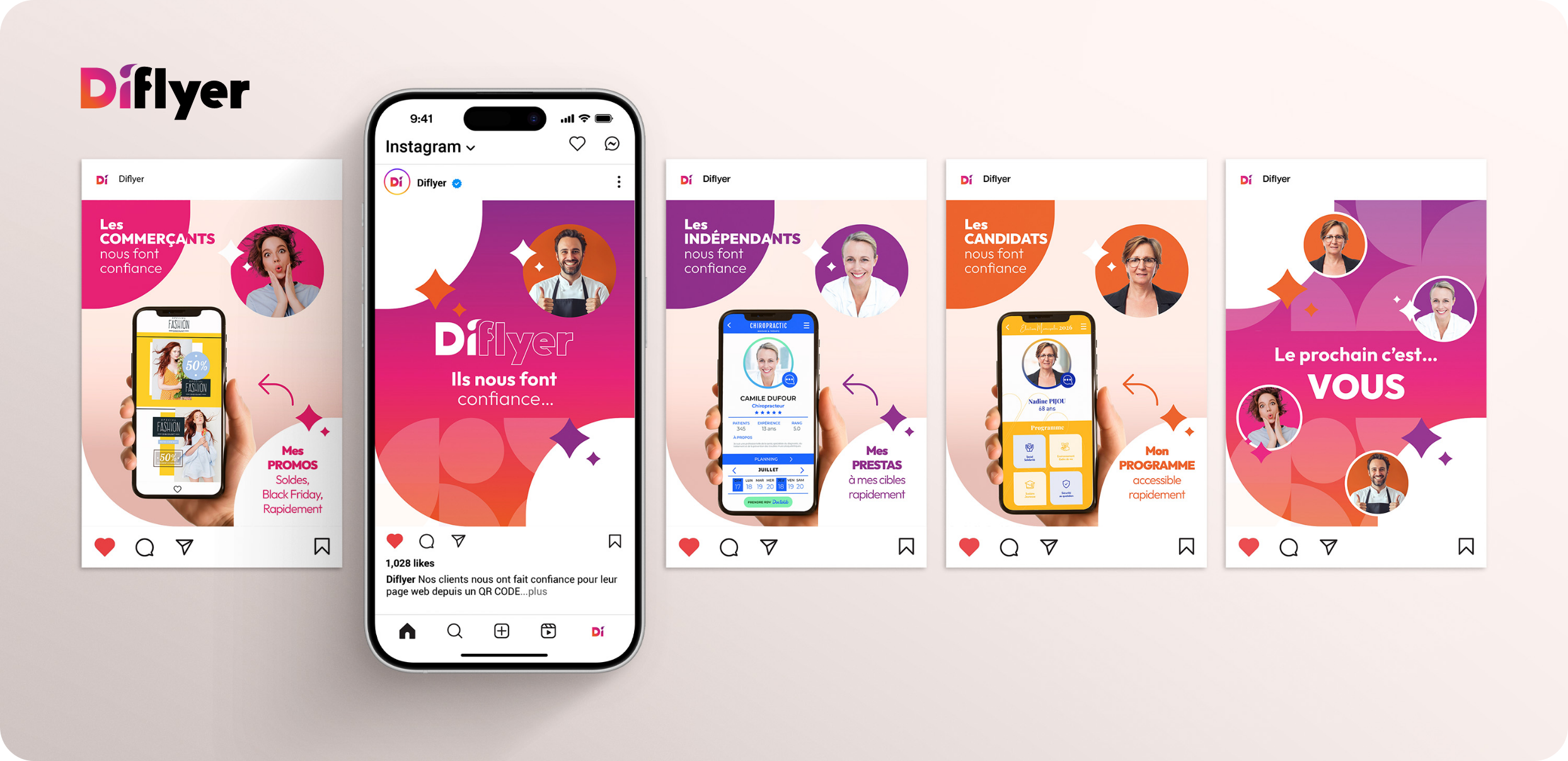 Mockup réseaux sociaux Citelogic