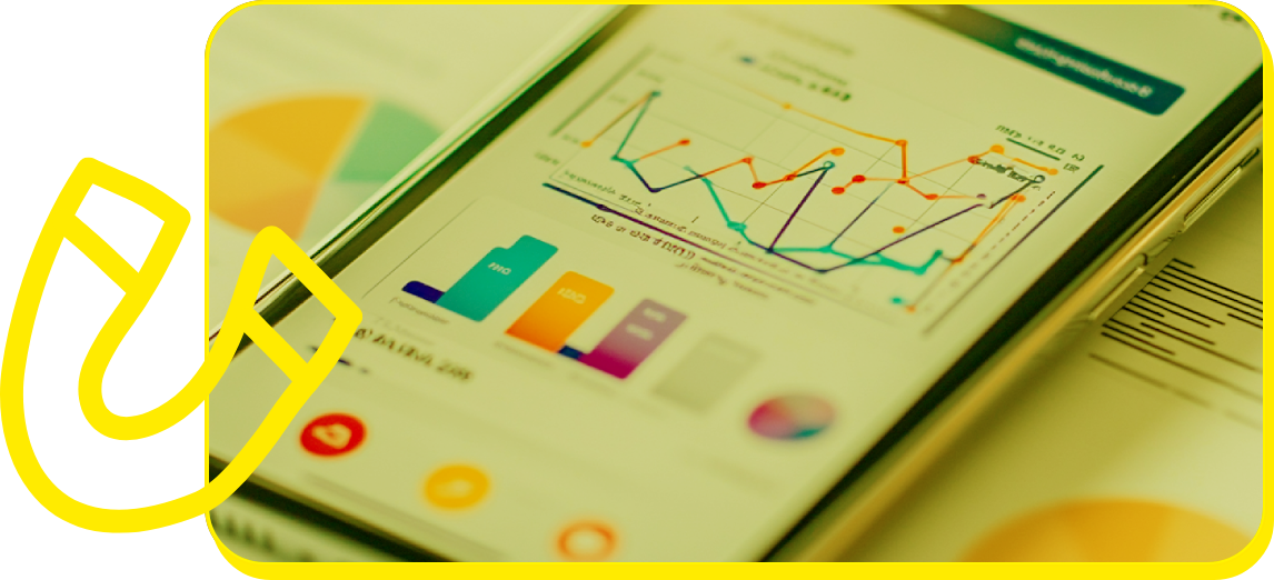 Analyse des statistiques réseaux sociaux sur tablette avec graphiques de performance